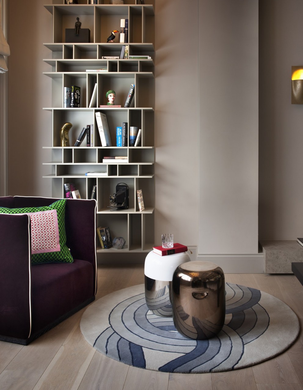 Holly Lodge | Living Room Reading Corner | Interior Designers